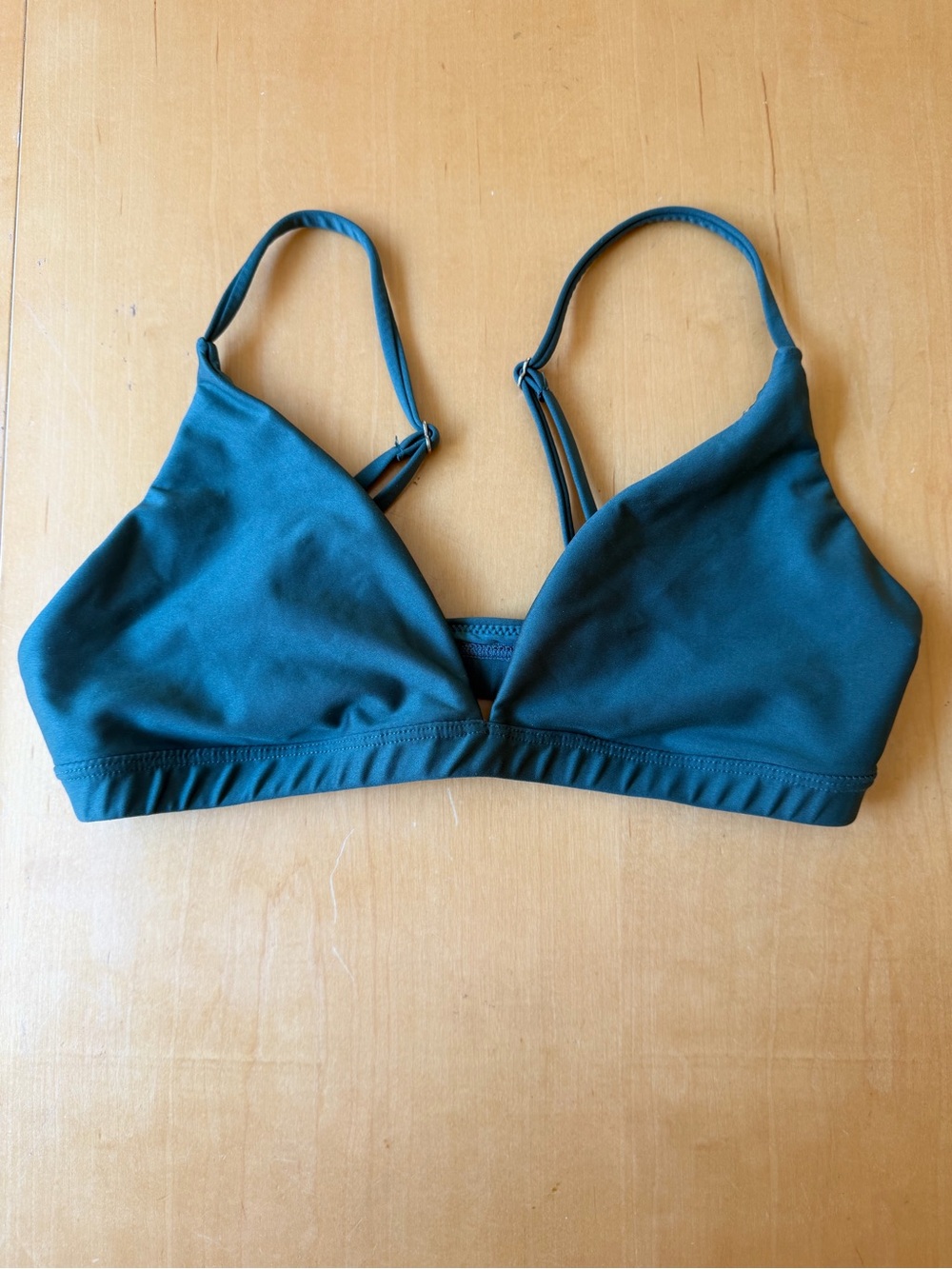 Carve Designs Green Triangle Bikini Top